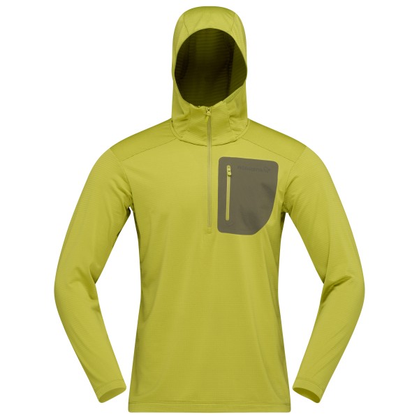 Norrøna - Falketind Warm1 Hood - Fleecepullover Gr M gelb