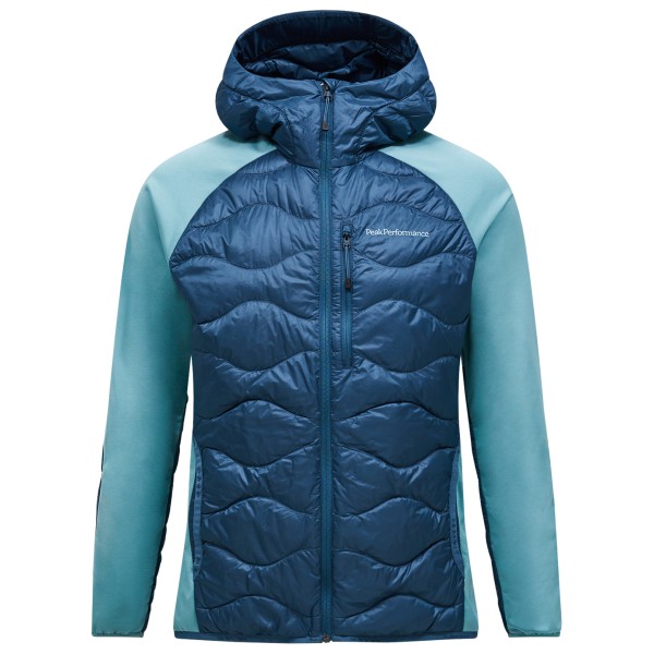 Peak Performance - Helium Down Hybrid Hood - Daunenjacke Gr L blau