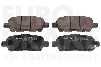 Eurobrake Bremsbelagsatz, Scheibenbremse [Hersteller-Nr. 5502225221] für Nissan, Renault, Infiniti, Suzuki Image