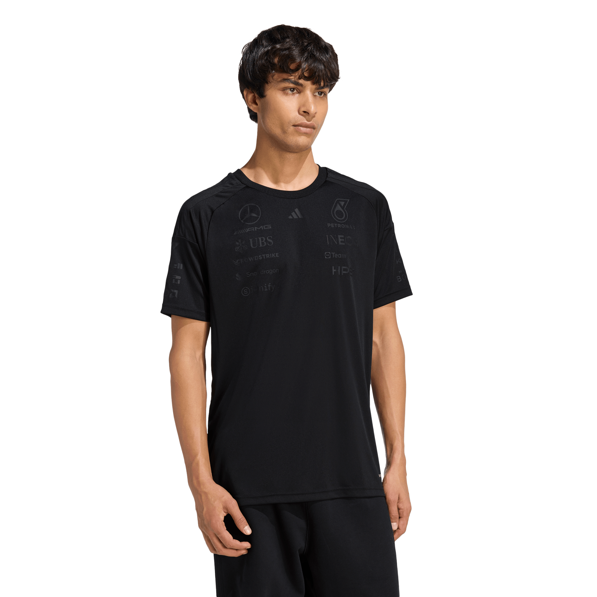 T-shirt de performance Mercedes AMG Petronas adidas Team Night - Homme Taille: M