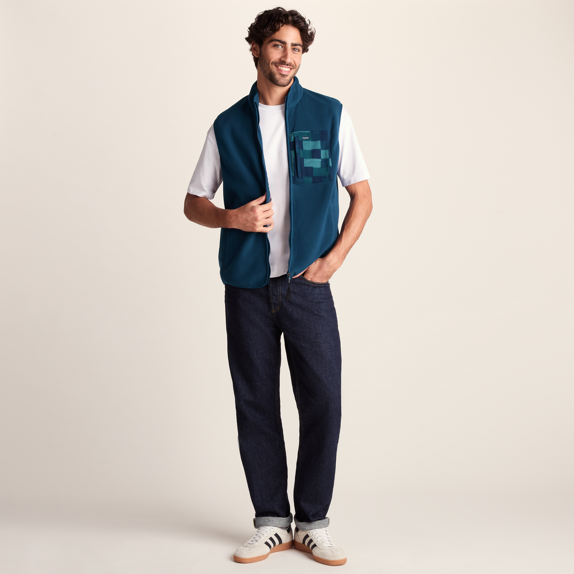 TOG24 Stark Mens Microfleece Gilet - Inky Blue - Size X-large | TOG24 Sale | Discount Designer Brands