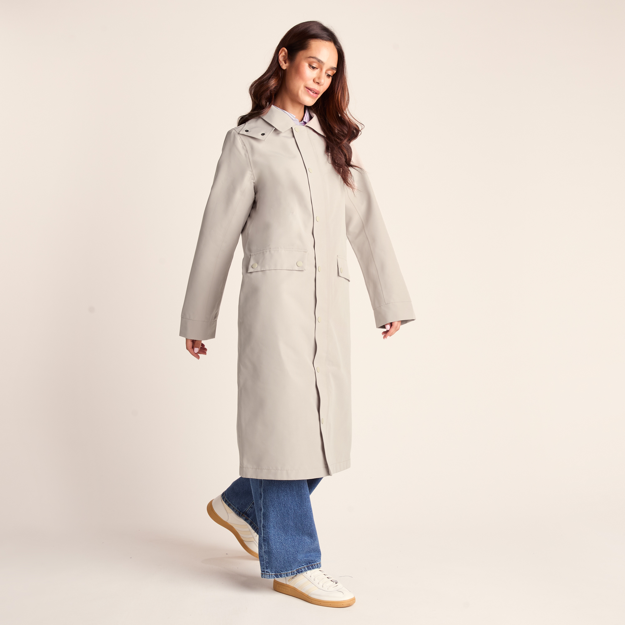 TOG24 Remi Womens Classic Waterproof Car Coat - Cool Beige - Size 18 UK | TOG24 Sale | Discount Designer Brands