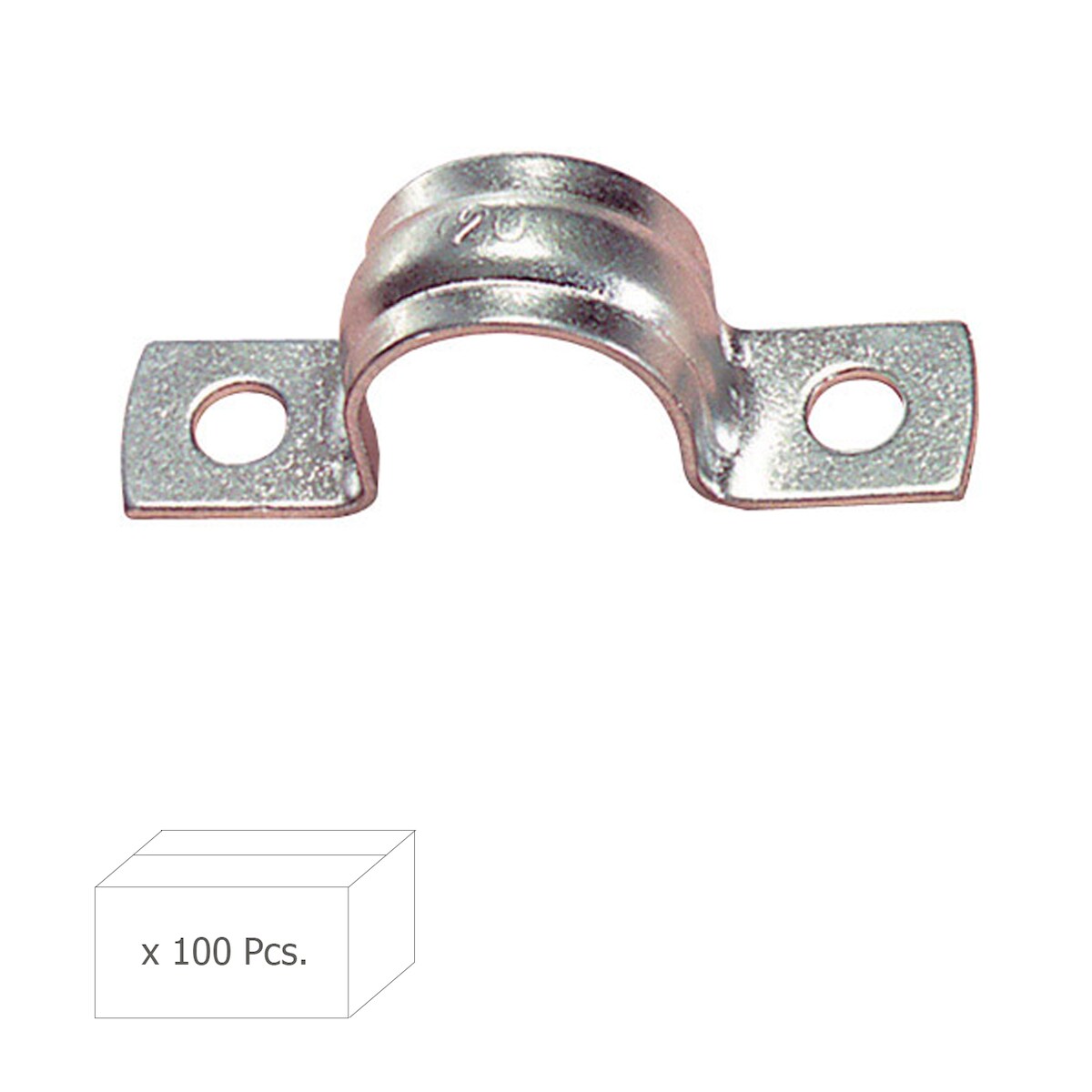 Metallklammer 2 Schenkel 6 mm. Wolfpack Box 100 Stück Image