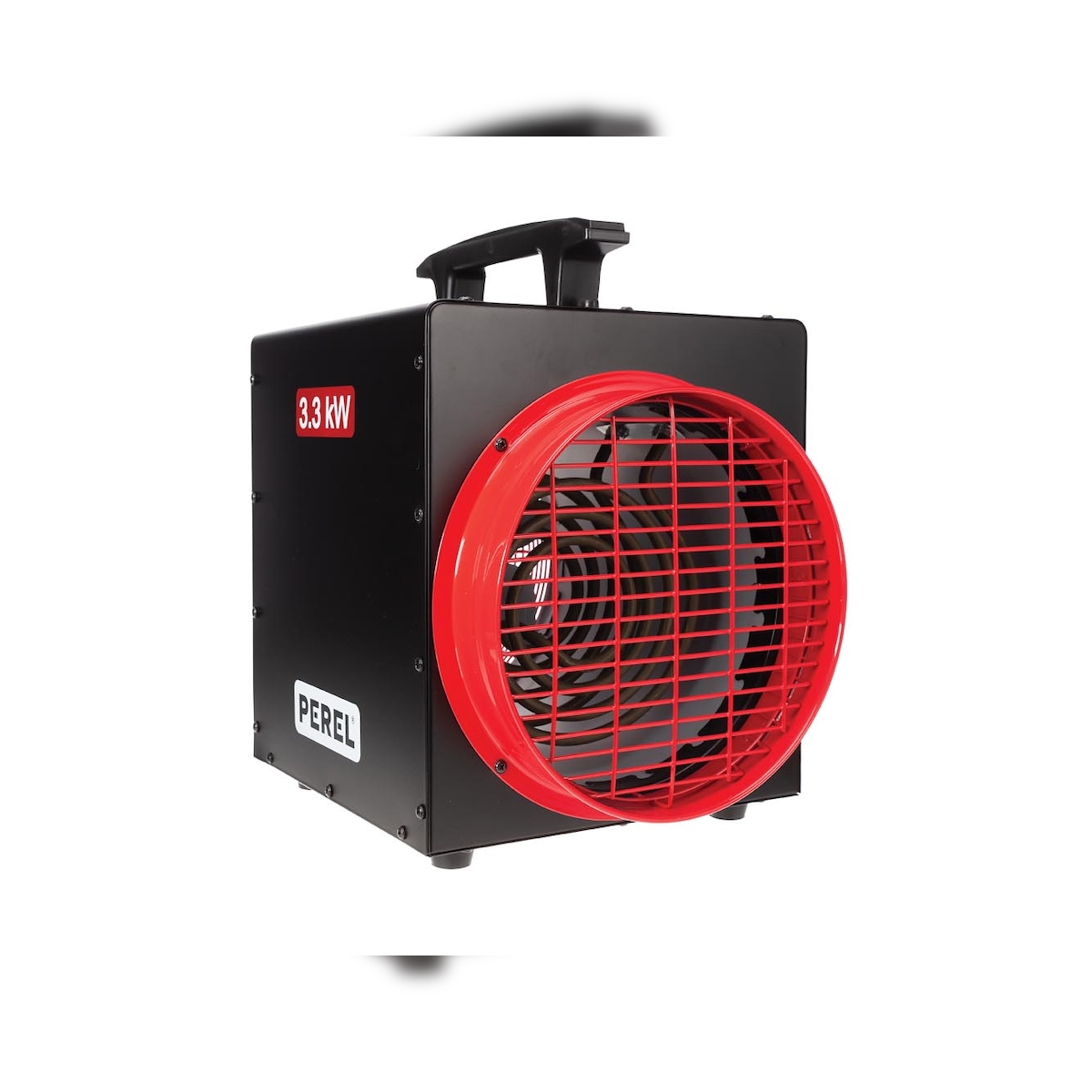 Perel Elektrischer Heizlüfter 3300 W mit Thermostat, Kühlfunktion, IP24, Überhitzungsschutz, kompakt & tragbar Image
