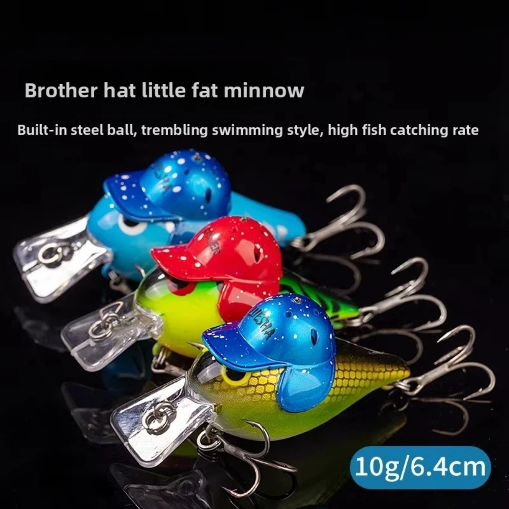 Rattle Sound Wobbling Floating Lure, Size Rattle Hard Lure, Wobbling Action Design e