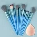 13 Pcs Makeup Brush Set Soft Fluffy Full Face Brush Set For Foundation And Eyeshadow 07