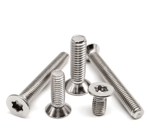 GB2673 Torx Flat Countersunk Screws A2 70 304 Stainless Steel M1.4 M8 m1.6 50pcs 10mm