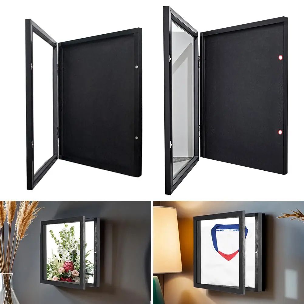 Wooden Jersey Display Shadow Box 14.2 18.1 1.6 Inch