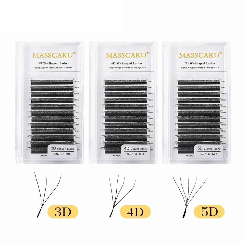 Multi Dimensional Premium W Shaped Lash Series 9d Ww Shape 0.31 In c