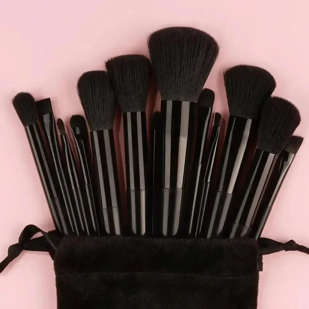 Soft & Fluffy Makeup Brush Set | Essential Beauty Blending Tool pink