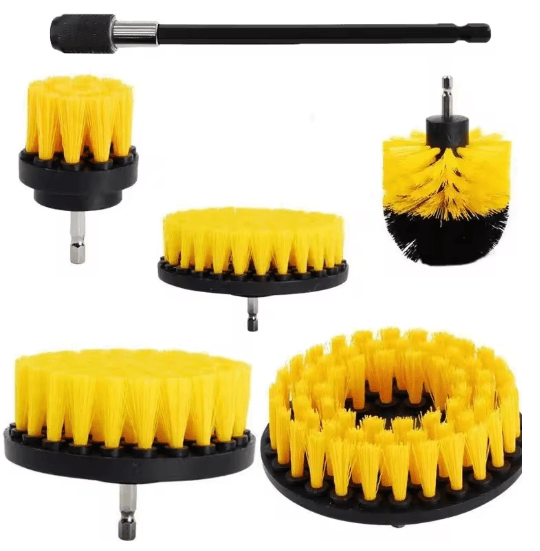 Electric Drill Brush Scrubber Set For Bathroom And Household Deep Cleaning 4inch