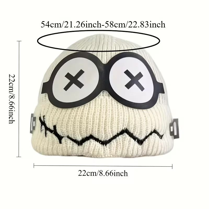 Big Eyes Cartoon Ear Protection Hat green