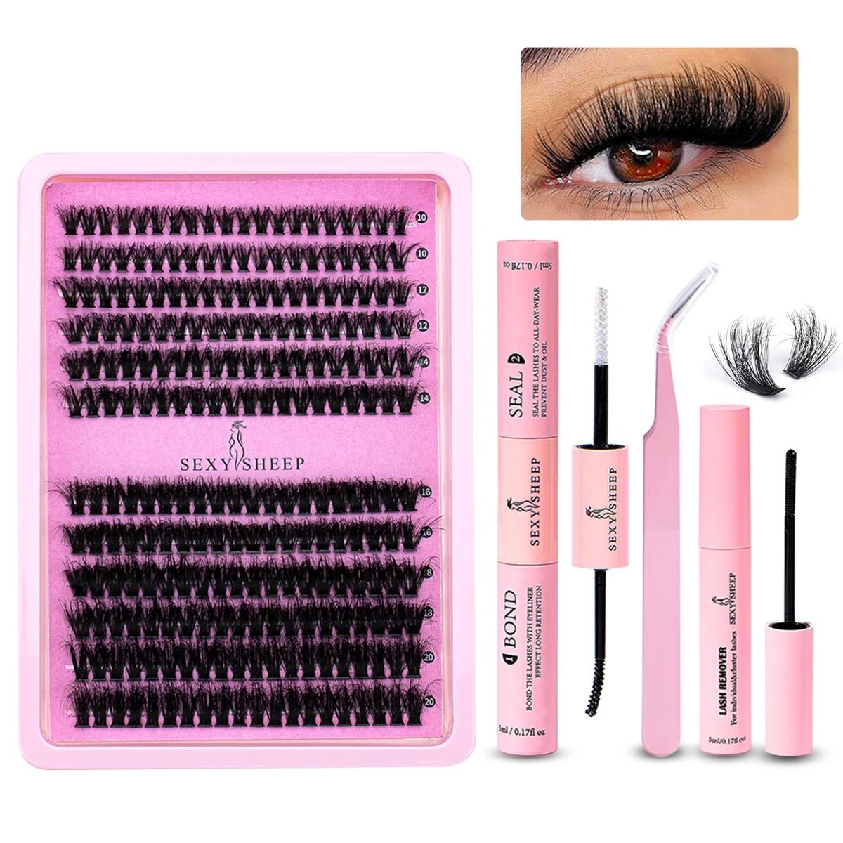 DIY Professional Lash Extension Cluster Series b