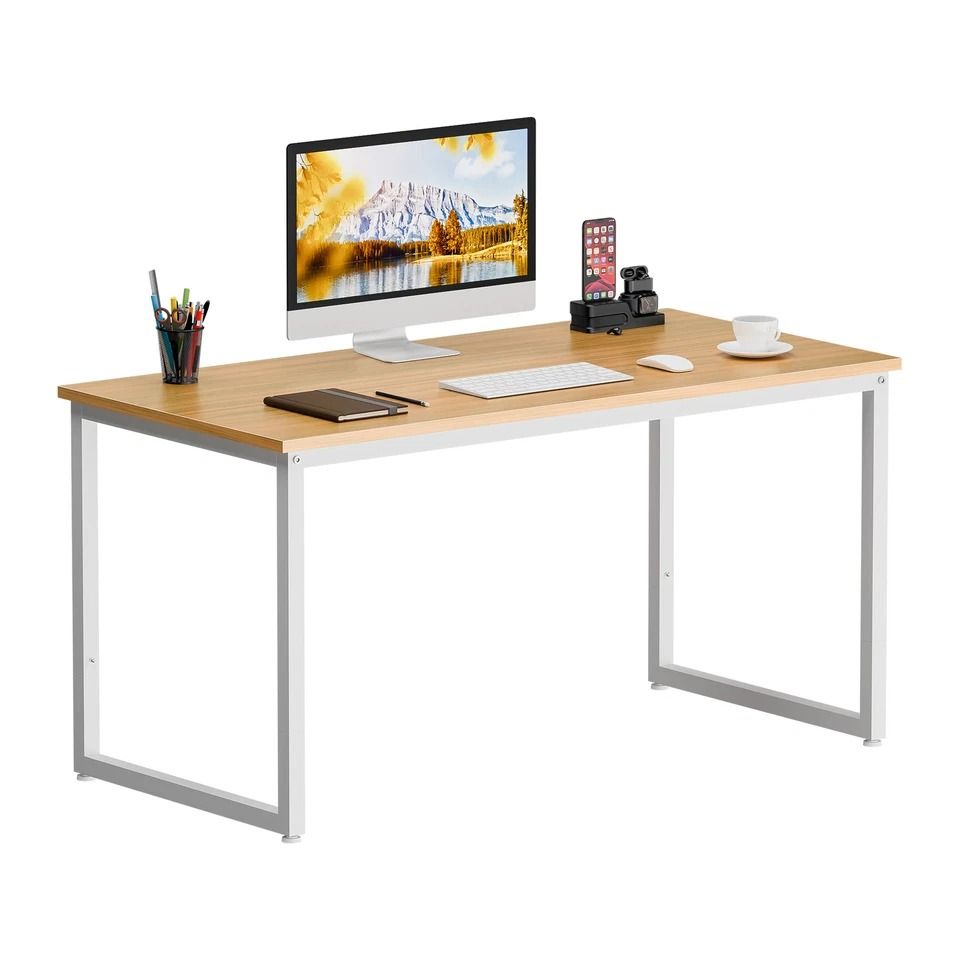 Office Desk, Computer Desk Modern, Study Writing Desk Natural, PC Laptop Table, Home Office Desk Office Desk, Computer Desk Modern, Study Writing Desk Natural, PC Laptop Table, Home Office Desk