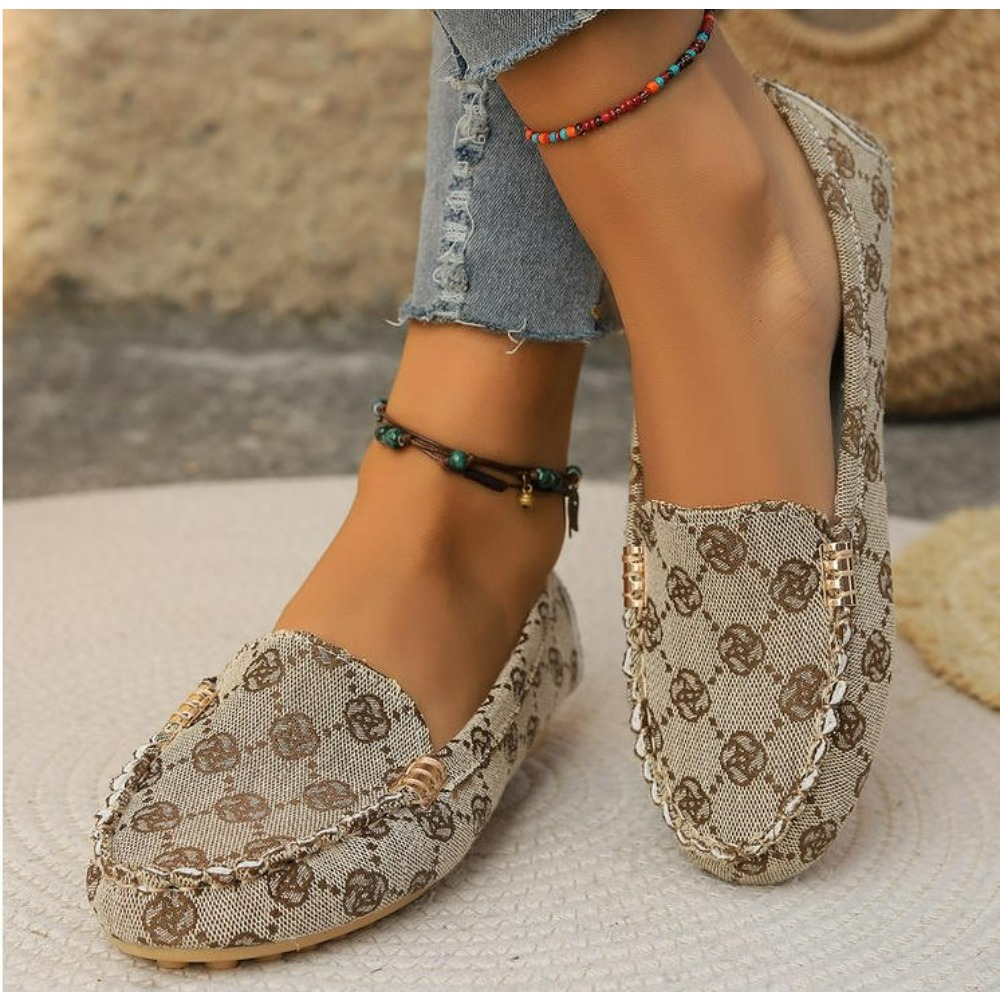 Spring Autumn Loafers, Women's Casual Flat Shoes, Non slip Soft Sports Loafer Fashion 36