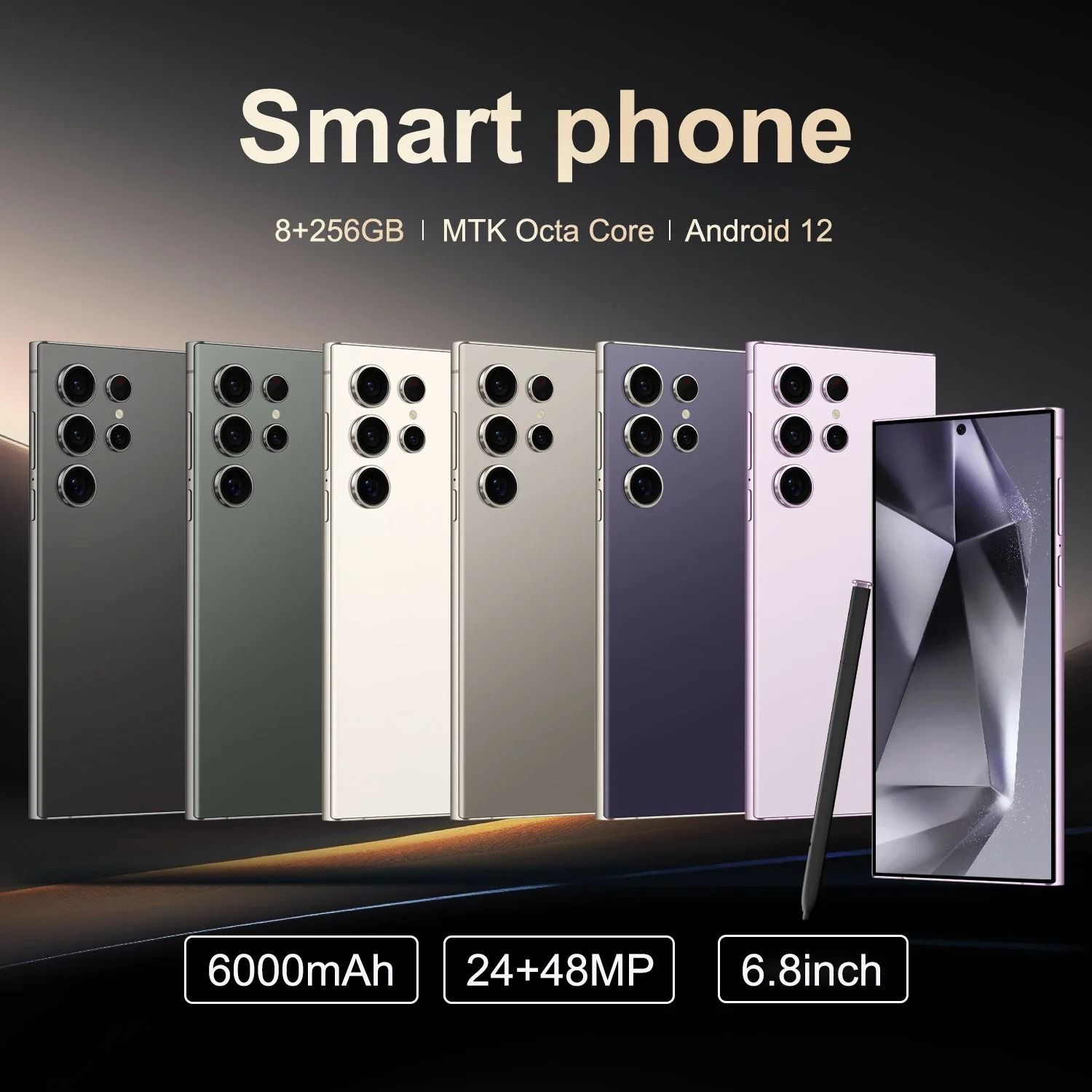 Ultra Endurance Multimedia Smartphone gold 12gb 512gb