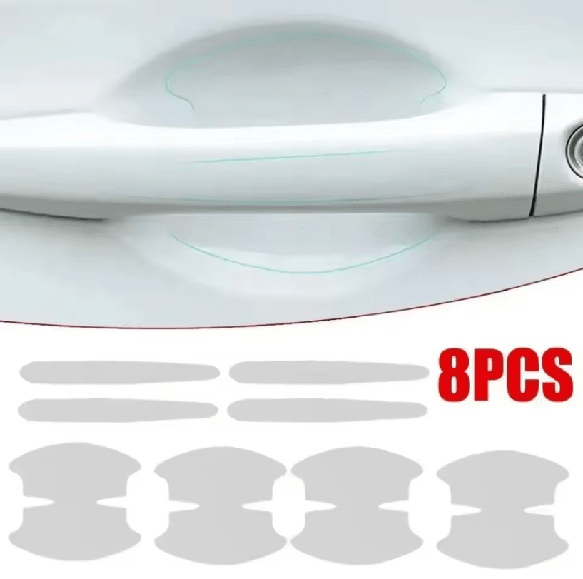 8Pcs Clear TPU Car Door Bowl Protection Film Stickers For Anti Scratch Protection 8Pcs Clear TPU Car Door Bowl Protection Film Stickers For Anti Scratch Protection