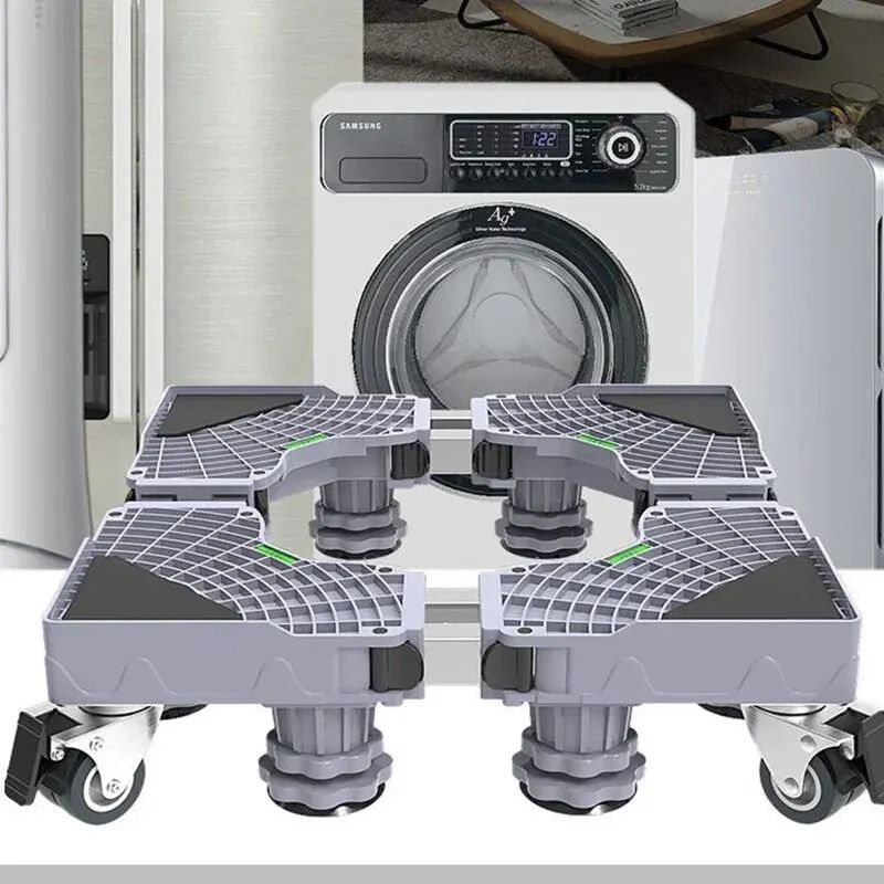 Universal Adjustable Washing Machine Stand Base For Refrigerator And Dryer Support standard 8 Legs