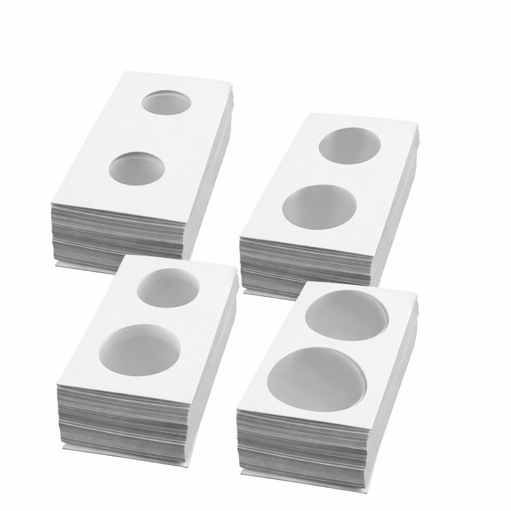 Coin Paper Flip, Cardboard Mylar, Coin Holder For Collecting And Displaying Coins Coin Paper Flip, Cardboard Mylar, Coin Holder For Collecting And Displaying Coins