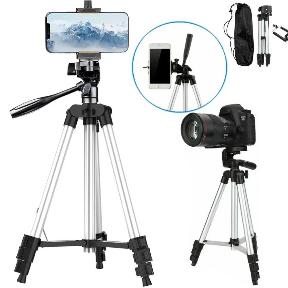 Phone Holder Tripod Stand For Smartphones, Professional Camera Tripod With Bag Phone Holder Tripod Stand For Smartphones, Professional Camera Tripod With Bag