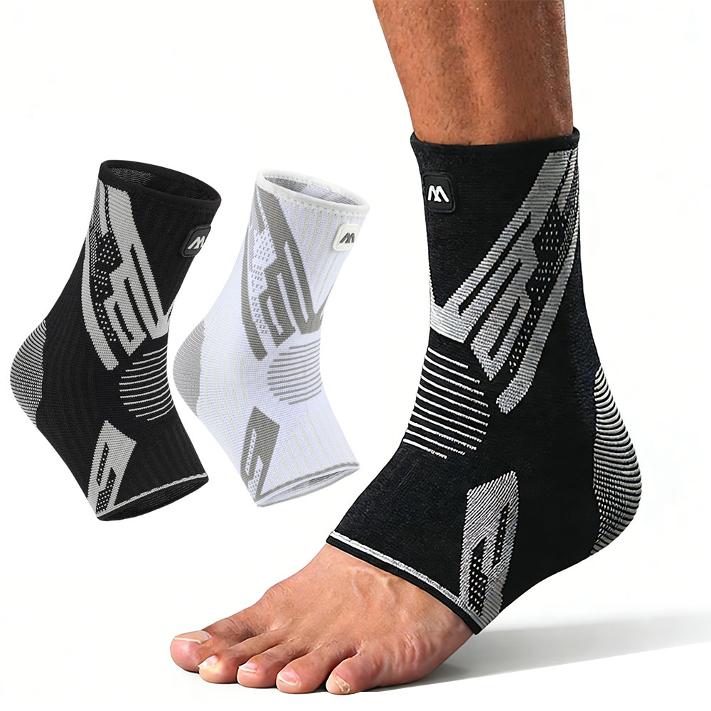 Compression Ankle Support For Sports Hiking, Running, Basketball & Yoga Protector white xl