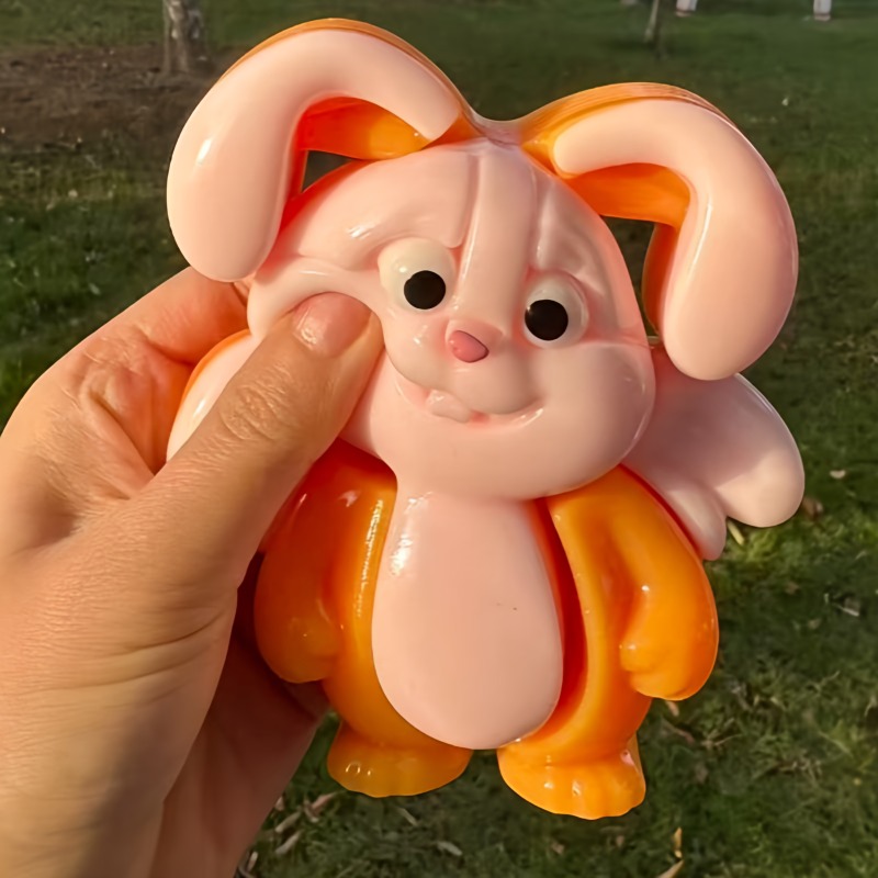 Squishy Bunny Fidget Toy Stress Relief Rabbit Squeeze Toy For Girls Squishy Bunny Fidget Toy Stress Relief Rabbit Squeeze Toy For Girls
