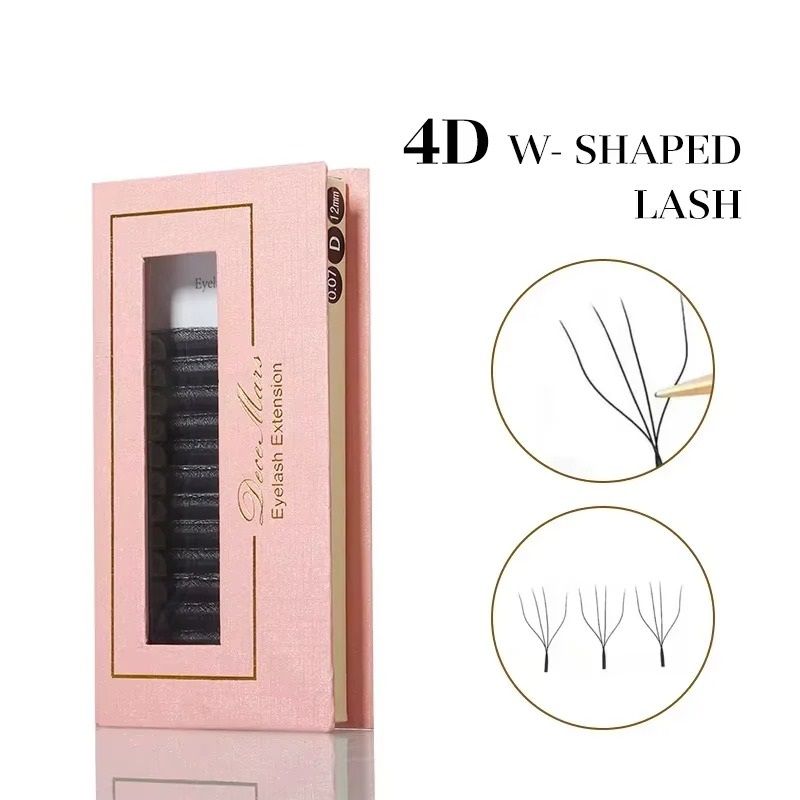 Volume Enhancing 4D W Shaped Precision Eyelash Series black 0.35 In 0.003 In