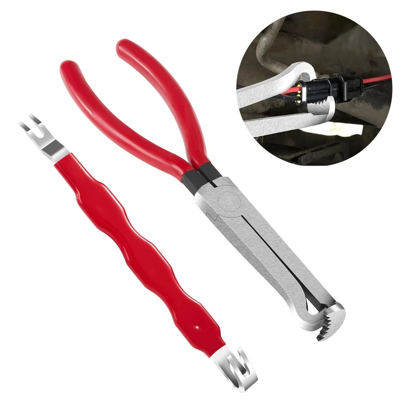 Automotive Disconnect Tool Kit, Electrical Plier Connector Separator, Car Connector Removal Tool Automotive Disconnect Tool Kit, Electrical Plier Connector Separator, Car Connector Removal Tool