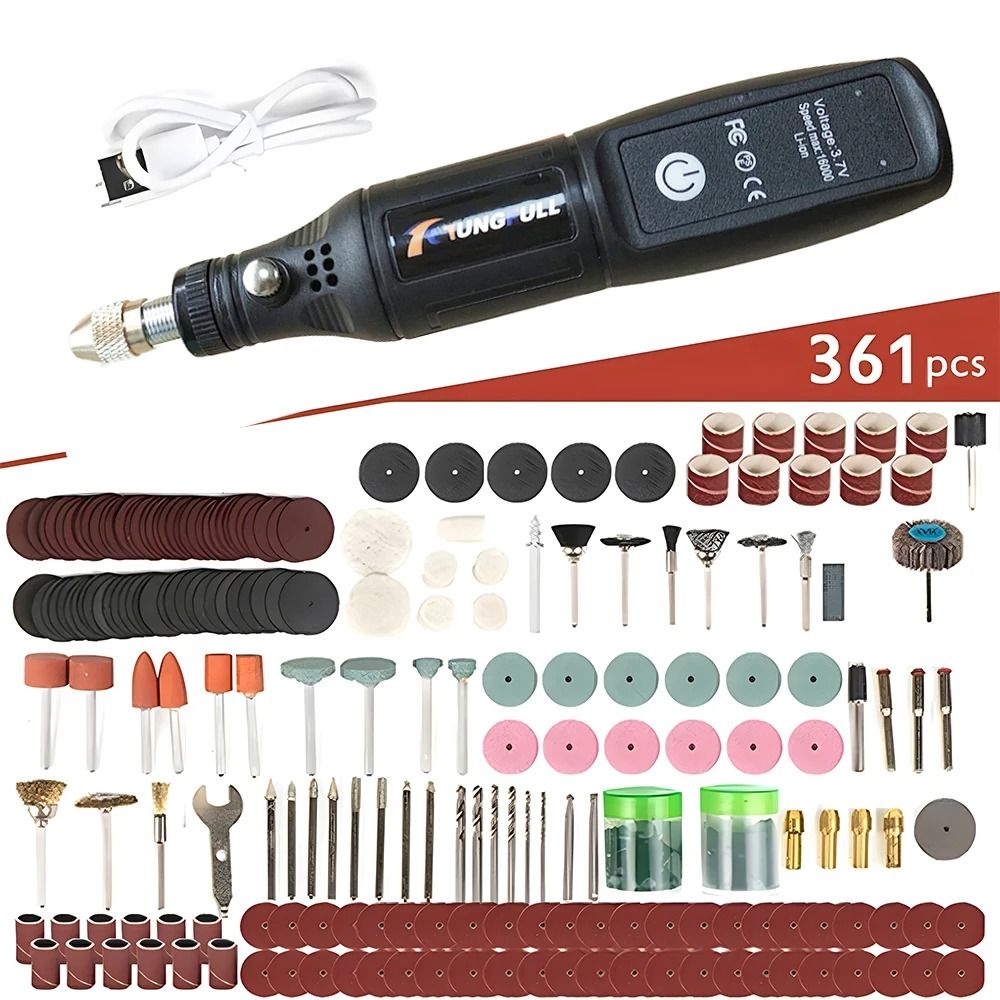 Wireless USB Mini Handheld Rotary Tool 75pcs Kit