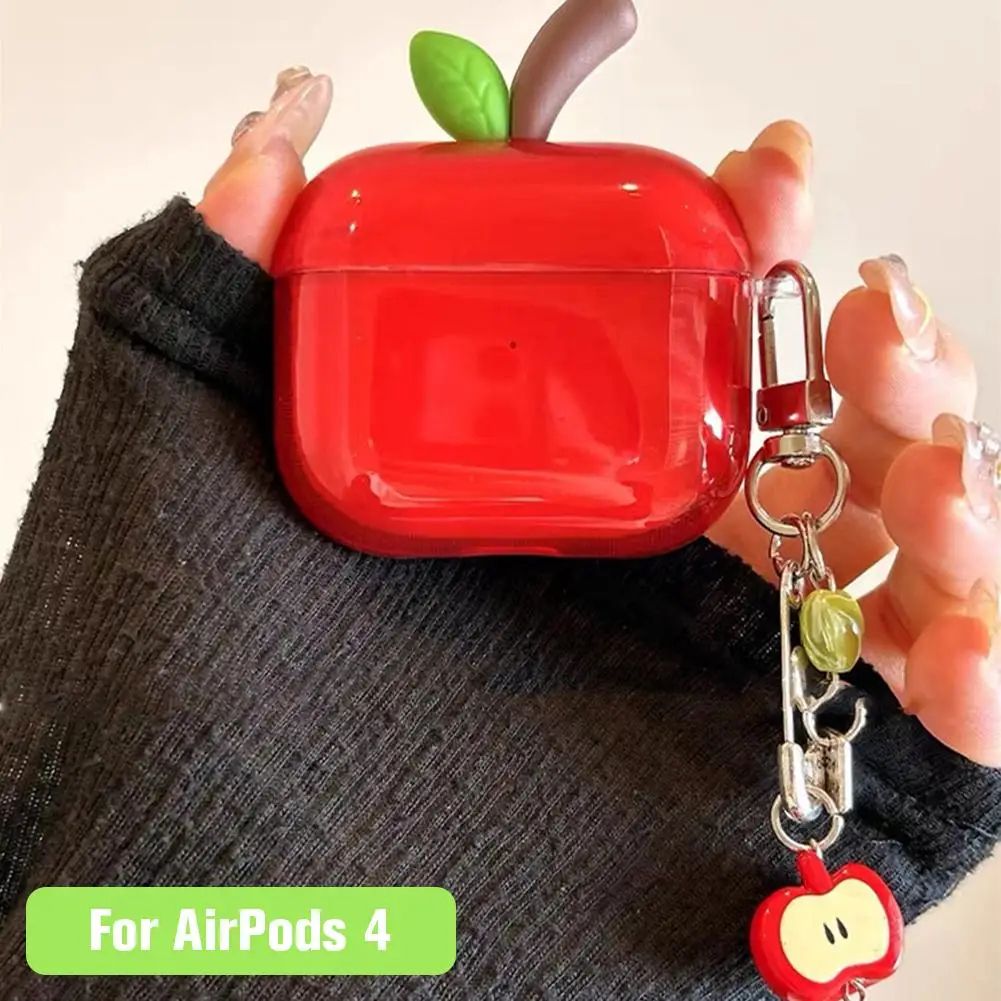 ClearGuard TPU AirPods Case Transparent Shockproof Protective Cover For AirPods Pro 2 & AirPods 4 green Airpods 4