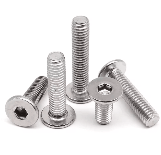 Ultra Thin 304 Stainless Steel Hex Socket Screws A2 70 Flat Wafer Allen Bolts (M1.6M8) 60mm m5 20pcs
