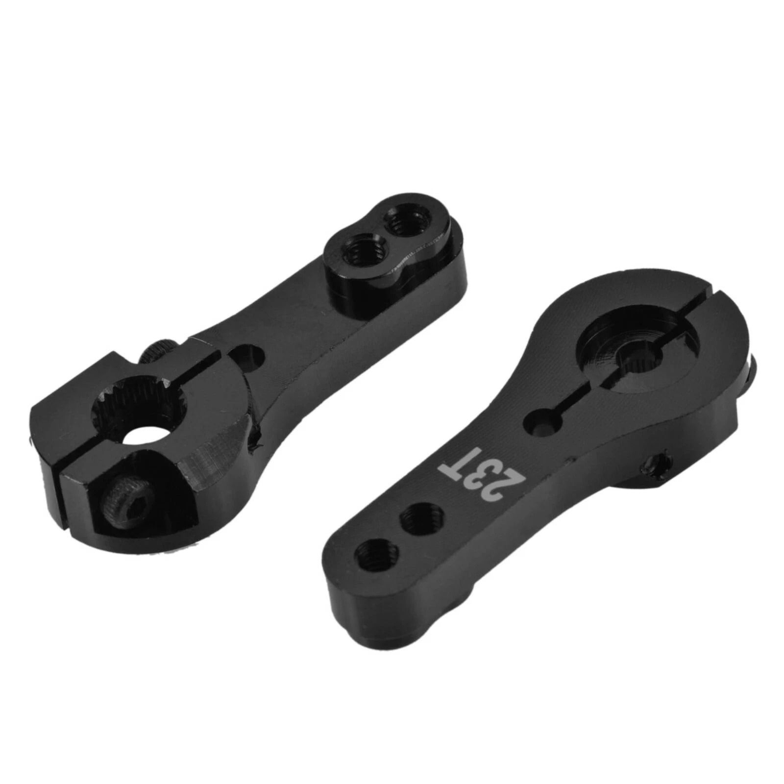 POWER HD Multi Color 23T Servo Horn, High Quality RC Servo Accessory, Compatible With Motors black