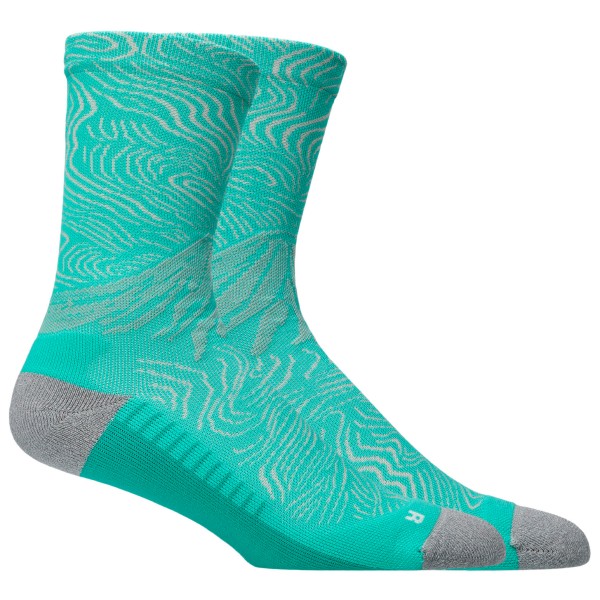 Asics - Fujitrail Graphic Crew Sock - Laufsocken 43-46 | EU 43-46 türkis