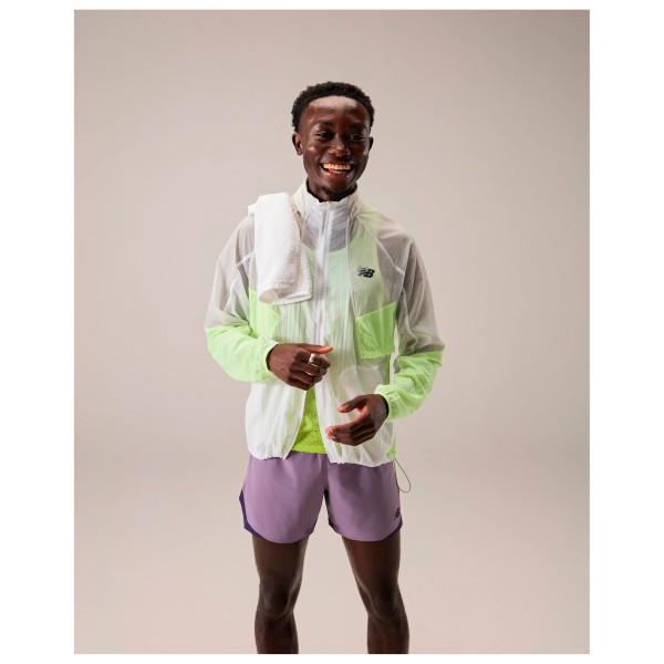 New Balance - RC Jacket - Laufjacke Gr XL grau