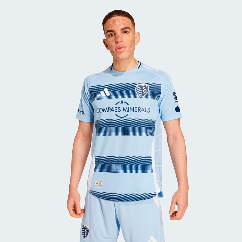 Men's adidas Light Blue Sporting Kansas City 2025 One KC On-Field Authentic Jersey
