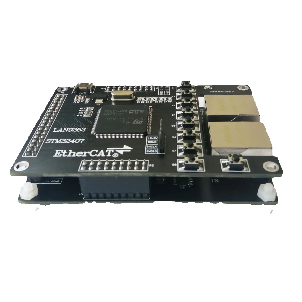 LAN9252 Slave LAN9252 Entwicklungsboard STM32407 STM32F407 EtherCAT Slave 16IO CIA402 Image
