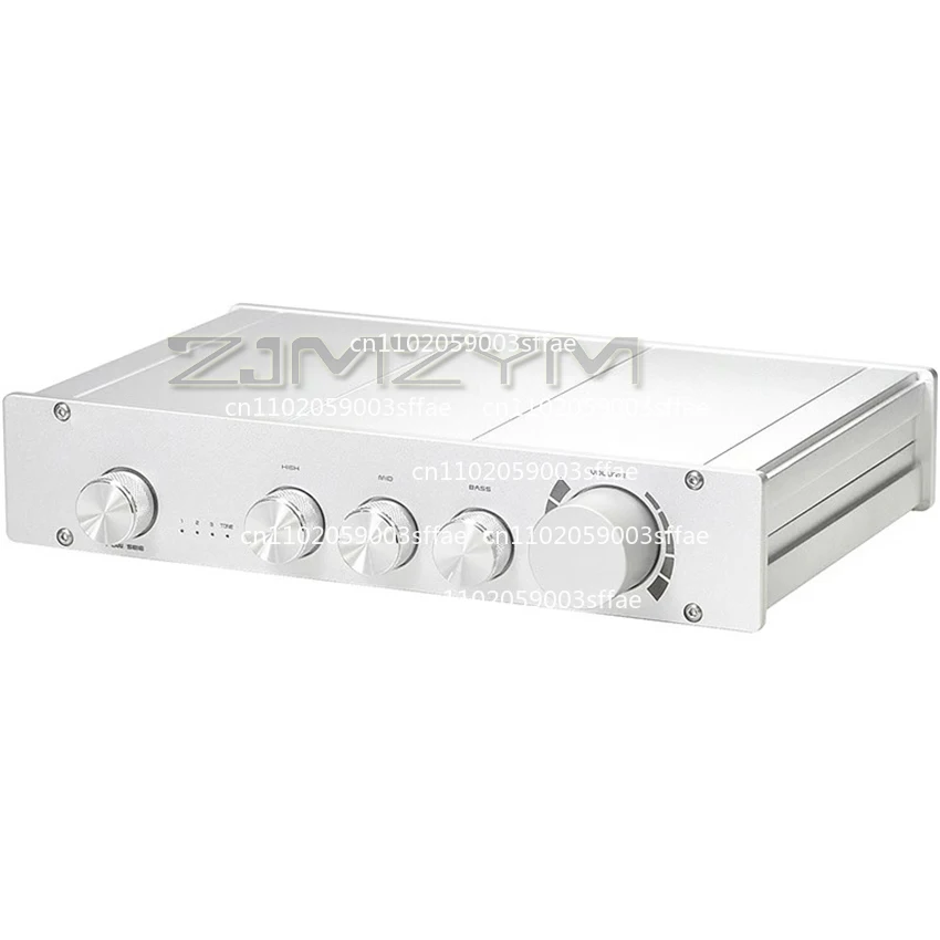 Mittel- und Bassregulierung Bluetooth 5.0 Decoding Schwarz / Silber L1/L1B Vorverstärker 2.0/2.1 Kanal Tone HIFI Vorverstärker High-End Image