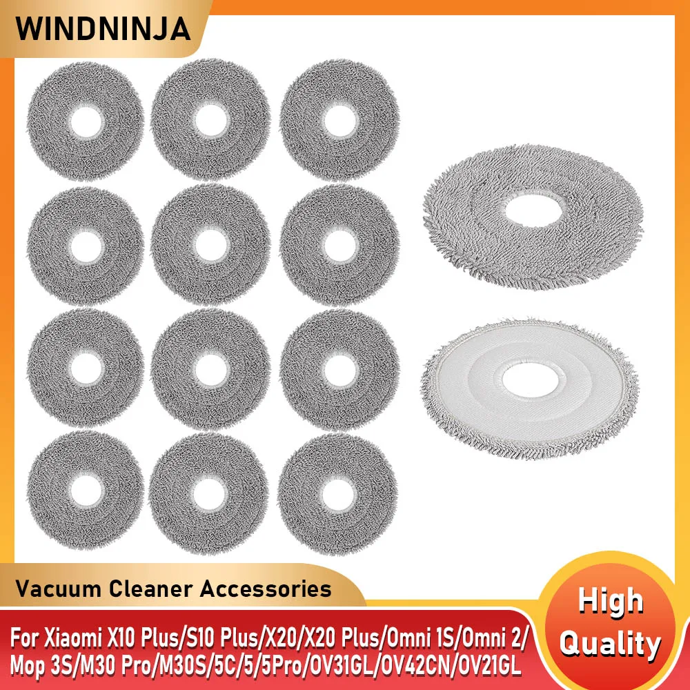 Wischtuch für Xiaomi X10 Plus/S10 Plus/X20/X20 Plus/Omni 1S/Omni 2/M30 Pro/M30S/5C/5/5Pro/OV31GL/OV42CN/OV21GL Roboterstaubsauger Image