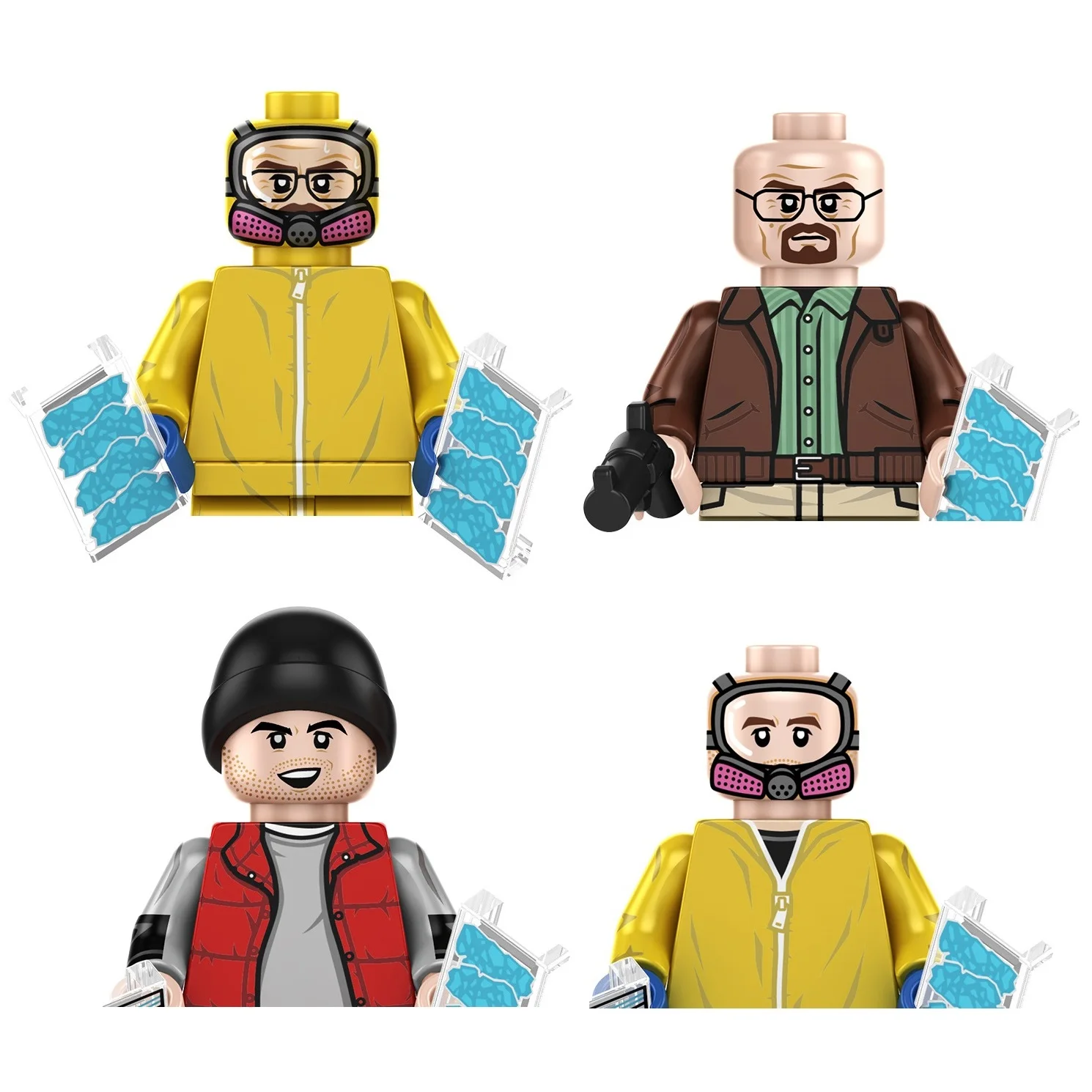TP1055 Breaking Bad Set Bausteine Walter White Mini-Actionfigur Spielzeug Image