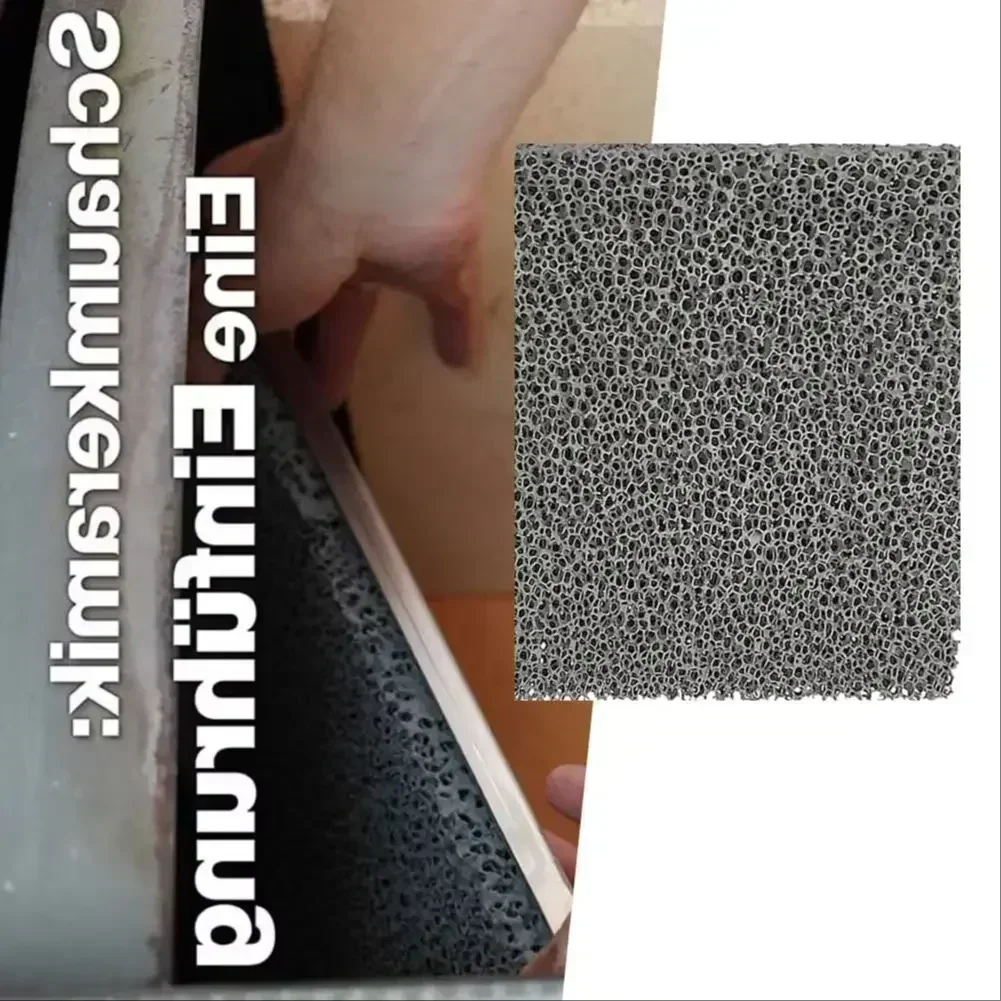 Feinstaubfilterplatte 200 x 200 x 20 mm für Hark Kamine und Öfen fängt Rußpartikel für saubere Innenluft ein Image