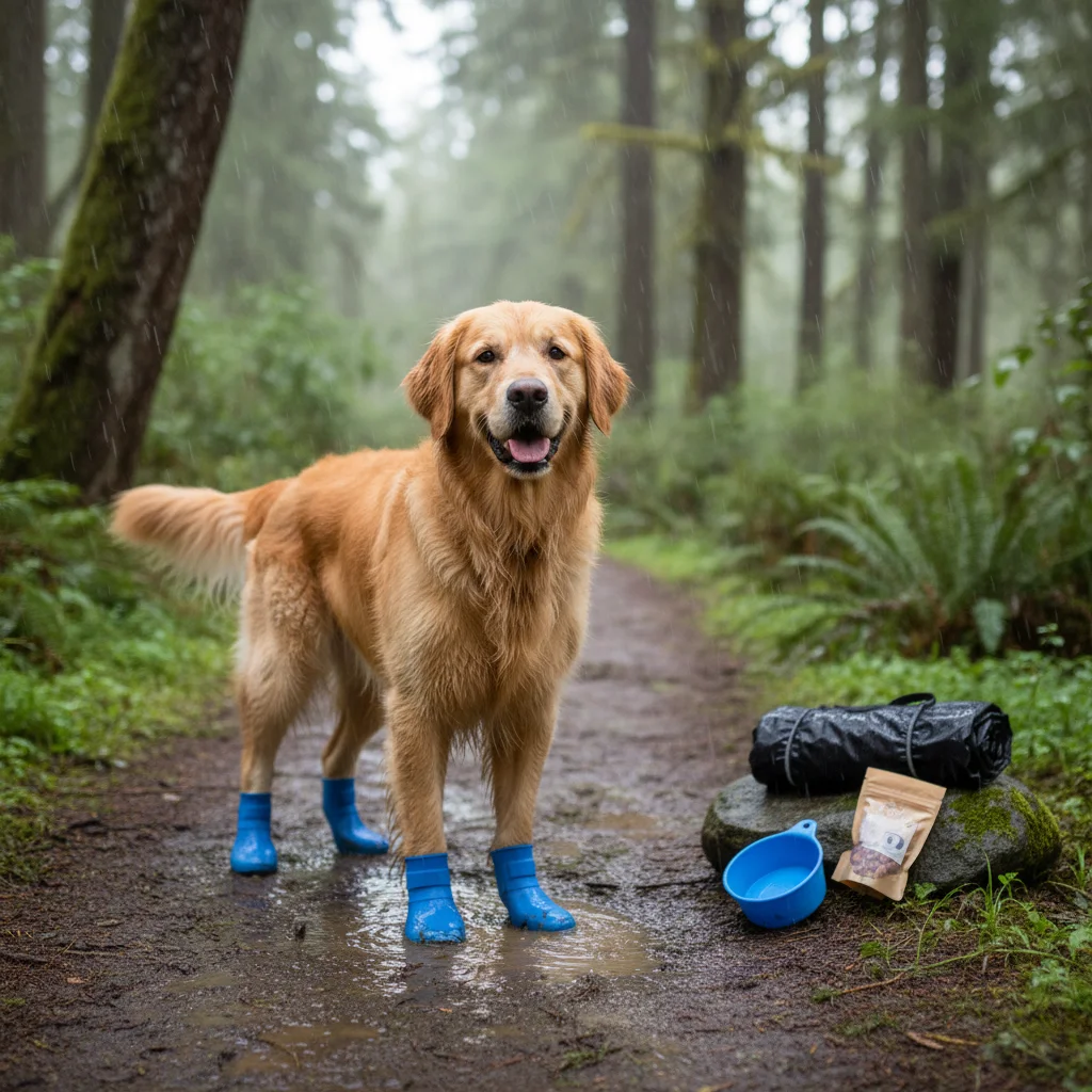 4 Stück langlebige S/M/L wasserdichte Hundeschuhe, Ballon, Gummi, rutschfest, Haustiere, Stiefel, Hundeschuhüberzüge für kleine Hunde, Chihuahua, große Hunde