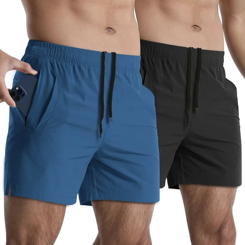 Shorts de course pour hommes, shorts de sport de fitness, shorts de sport à séchage rapide, shorts d'entraînement de fitness, shorts de jogging, shorts d'entraînement d'été pour hommes