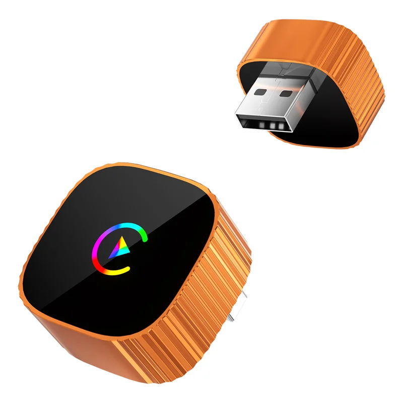 2026 Verbesserter kabelloser CarPlay-Adapter, kabelloser Android Auto AI Smart Box, intelligente Systeme für kabelgebundenes CarPlay-Auto Image