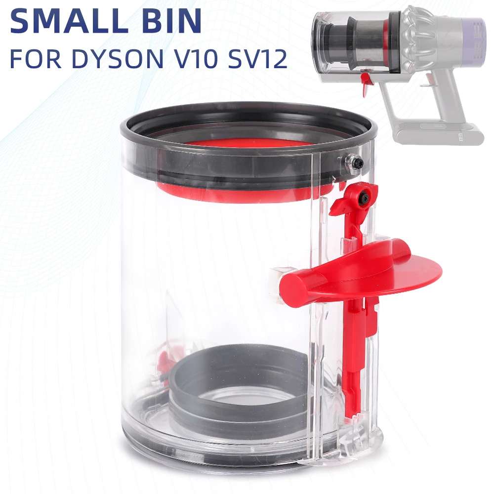 6-Zoll-Staubbehälter für Dyson V10 SV12 — Verbesserte 30 % dickere Oberkante und leicht zu greifender breiter Griff, für Langlebigkeit ausgelegt Image
