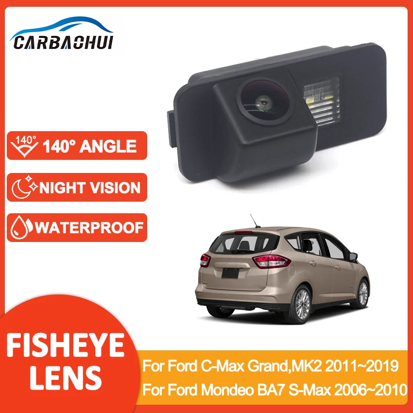 Auto Rückansicht Parkplatz Back Up Rückfahr Kamera Für Ford C-Max Grand C-Max MK2 2011 ~ 2019 Für Ford Mondeo BA7 S-Max 2006 ~ 2010 Image