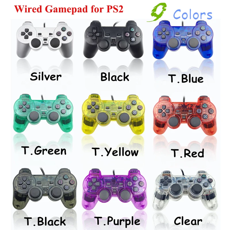 9 Farben Wired Gamepad für Sony PS2 Controller Gamepad für Sony PS2 Konsole Controller Mando Joystick Konsole Gaming Zubehör