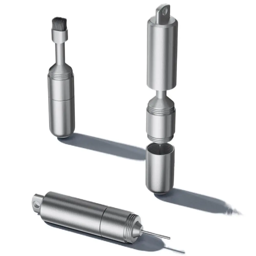 Hochwertiges 2-in-1-SIM-Kartenfach-Entfernungswerkzeug, Mini-Schlüsselanhänger aus Aluminiumlegierung, Auswurfstifte, EDC, tragbarer Öffner für Mobiltelefone Image