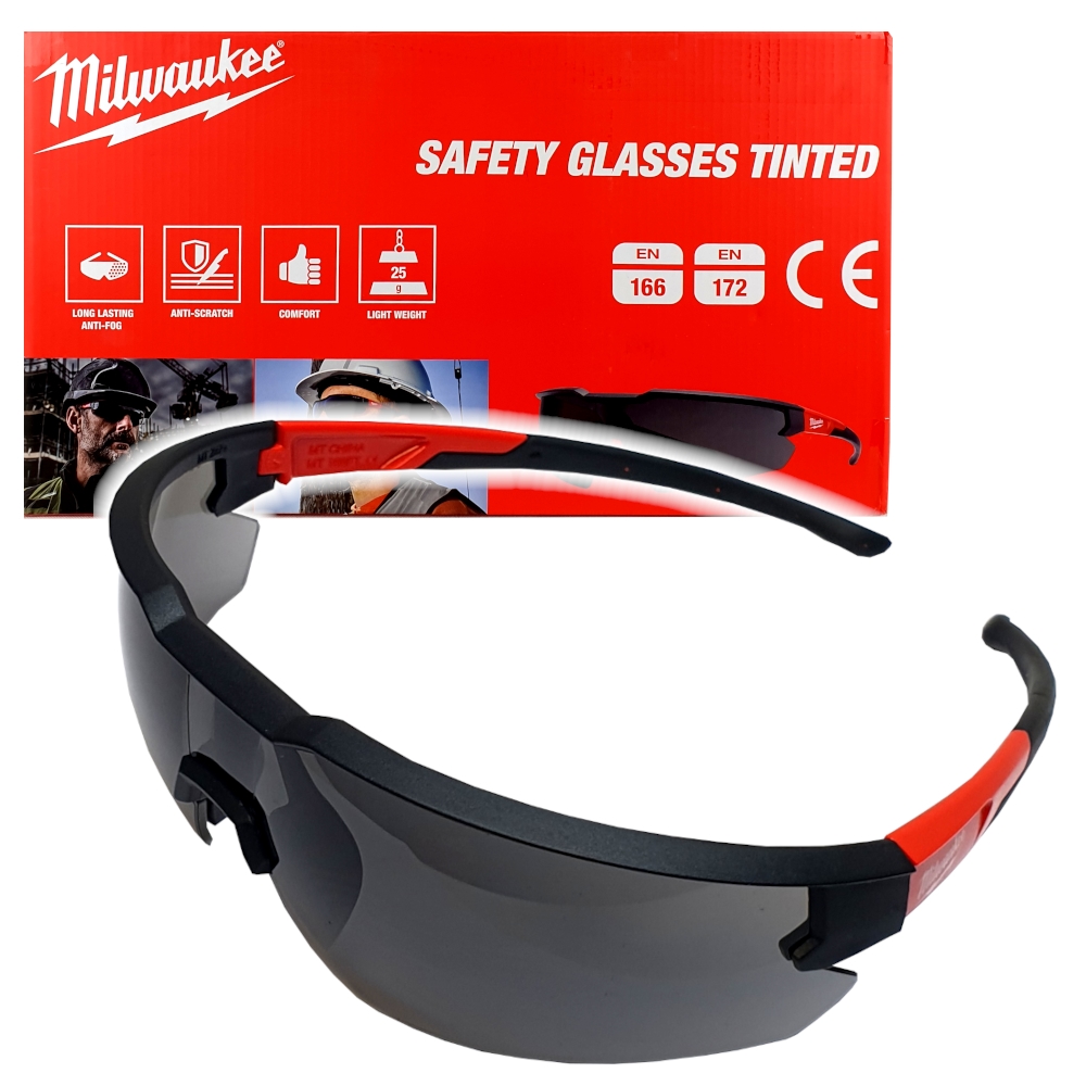 MILWAUKEE Schutzbrille getönt, kratzfest & beschlagfrei 4932478764 Image