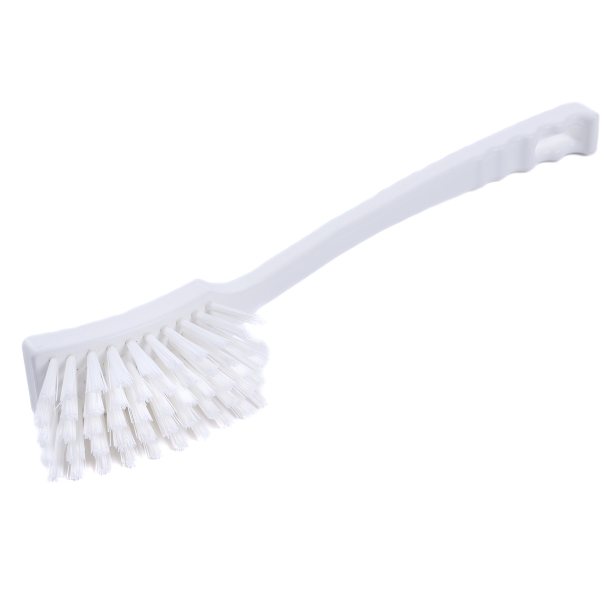 Profi Industrie Hygiene Bürste Stielbürste 41cm Lang weiß einteilig Reinigungsbürste Hygienebürste Kunststoffbürste Image