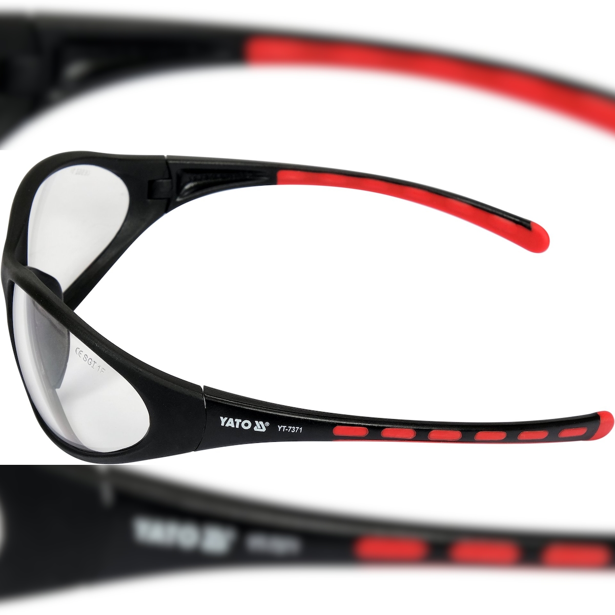 TRIZERATOP Transparente Schutzbrille Typ 91692 für Hand- und Maschinenarbeiten Image